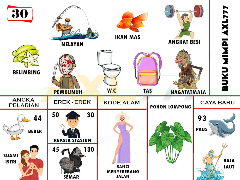 buku mimpi erek erek togel 30