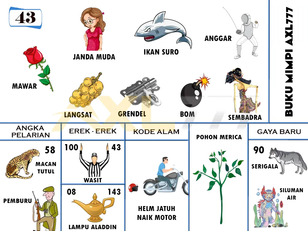 buku mimpi erek erek togel 43